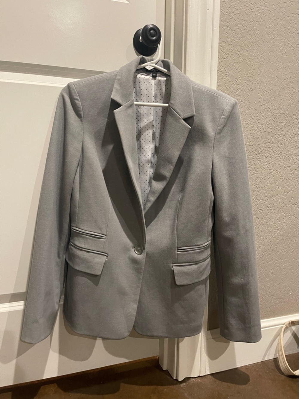 Express Light Gray Women's Blazer